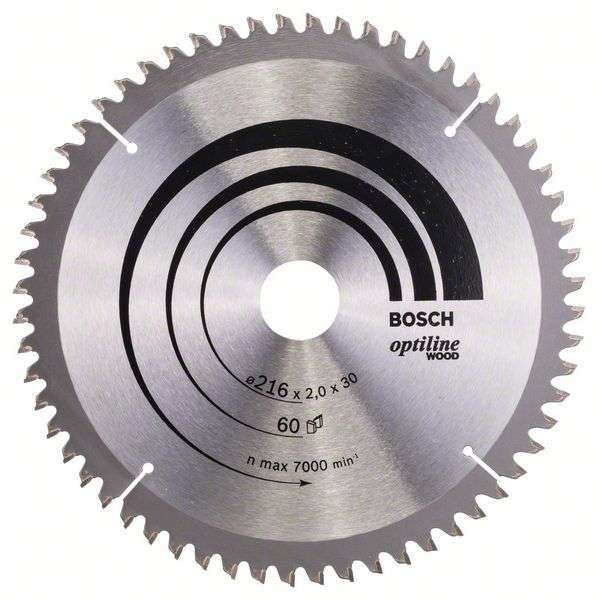 Диск пильный 216х30х60 Optiline BOSCH 2608640433