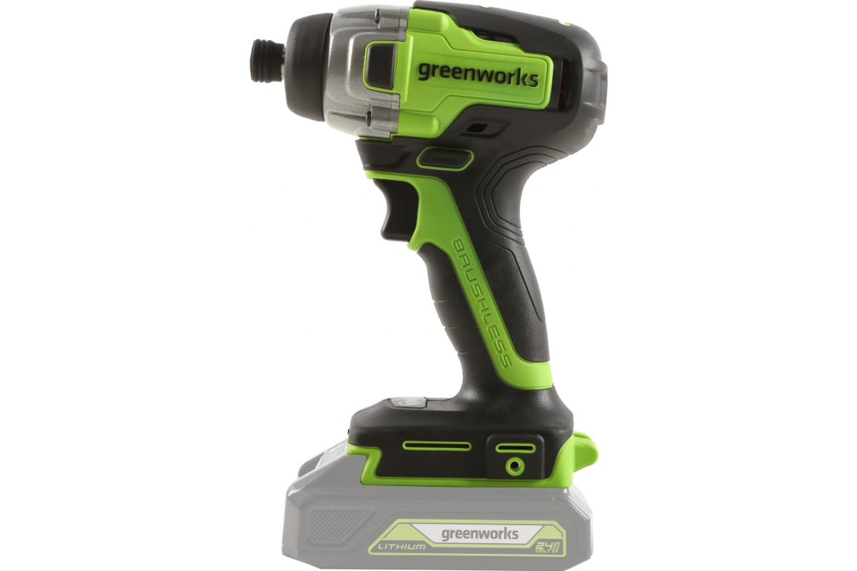 Винтоверт акк. уд. GreenWorks GD24ID3 24V, бесщеточ., без акк. и з/у 3802807