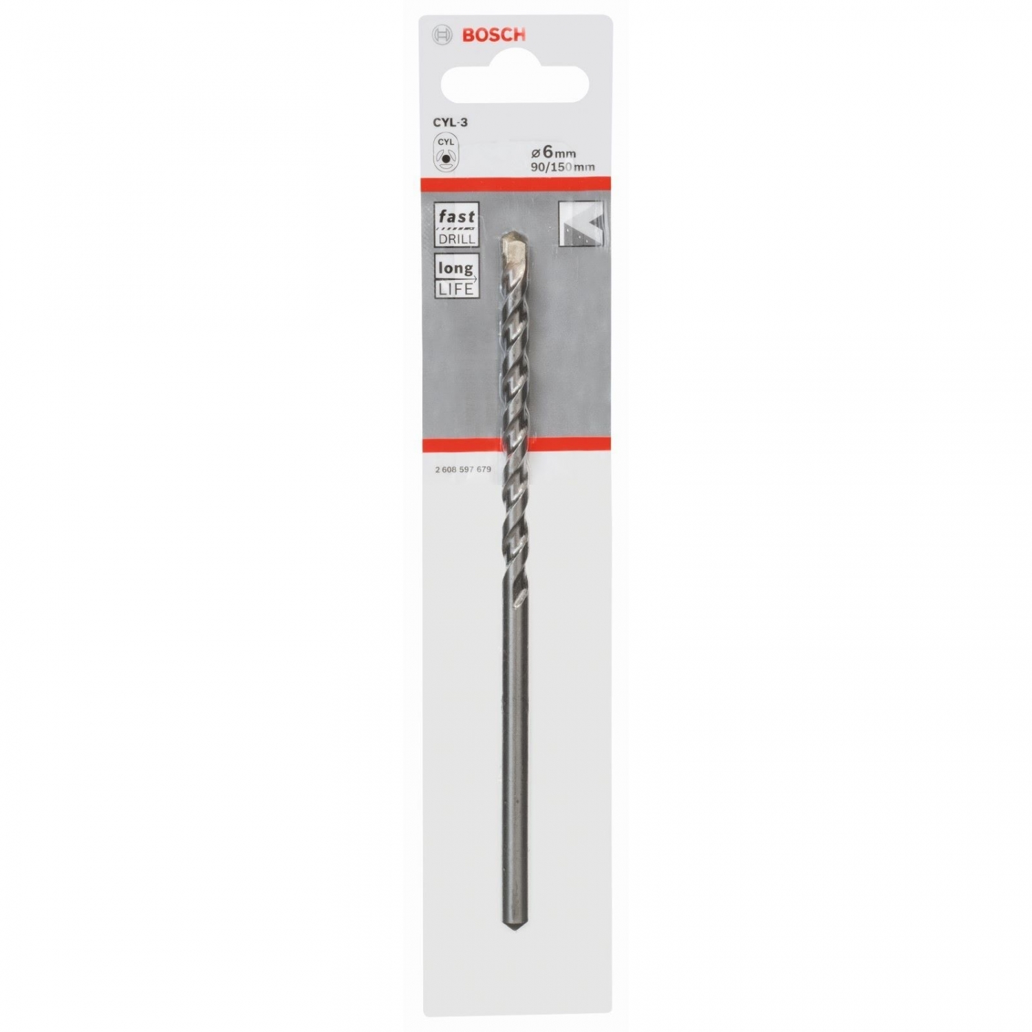 Сверло бет. 6х150 SILVER BOSCH 2608597679