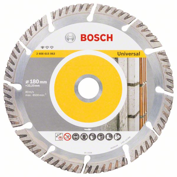 Алм.диск 180х22,2 Stf Universal BOSCH 2608615063