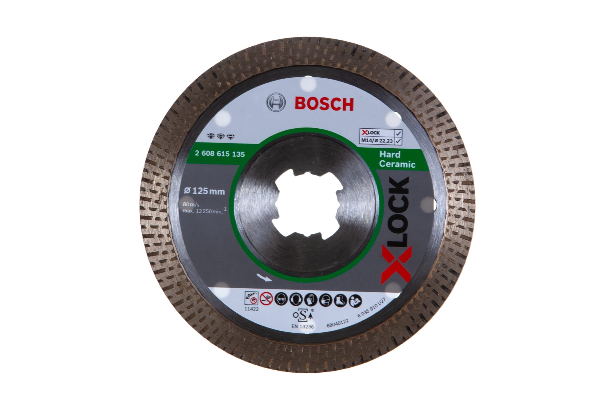 Алм.диск 125х22,2 Best HardCeramic X-LOCK BOSCH 2608615135