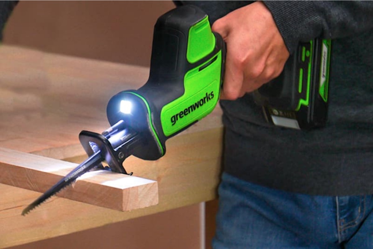 Сабельная пила акк. GreenWorks GPT-CRS-25 24V, без акк. и з/у 1200507