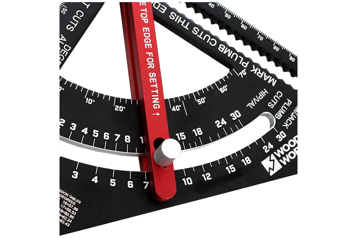 Угольник размет. 170мм Woodwork PTR-170