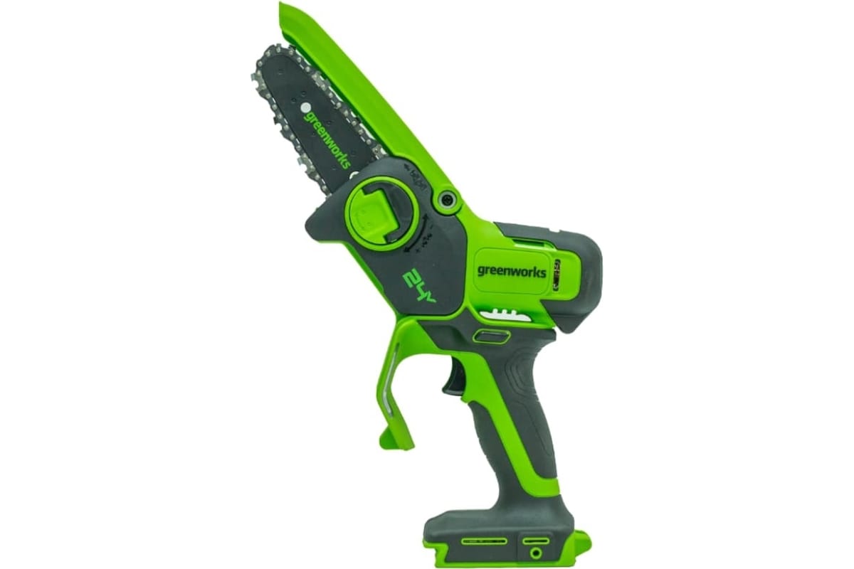 Пила цепная акк. G24MCS10 24V, 2А/ч.,10см мини GreenWorks 2008207UA