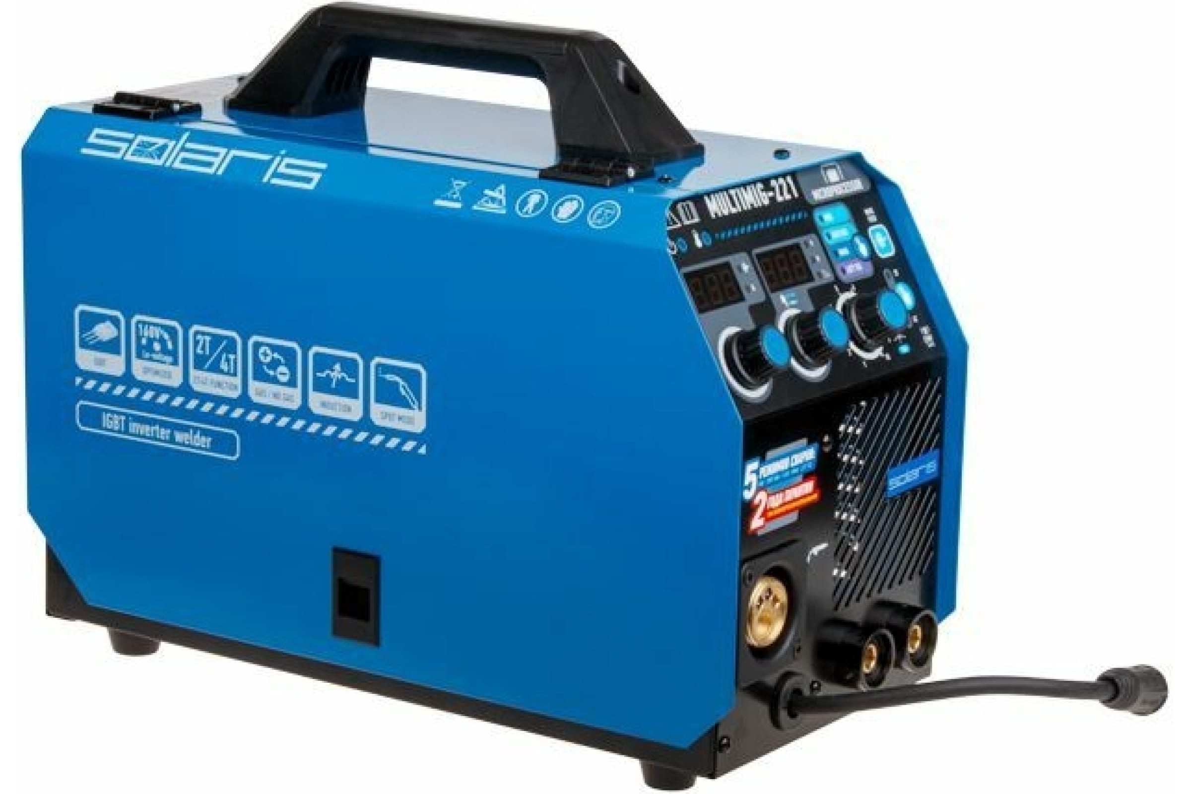 Свар.полуавтомат Solaris MULTIMIG-221