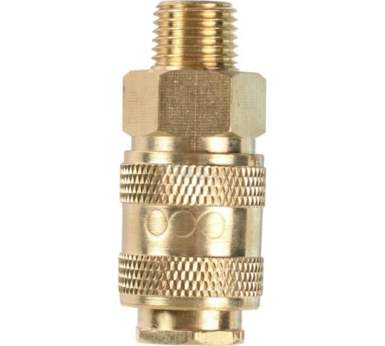 Соединитель быстросъем.1/2" МАМА (латунь) ECO AB-F/MT12