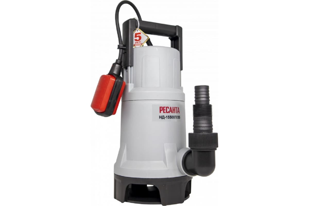 Насос дренаж. Ресанта НД-15500П/35 77/2/6