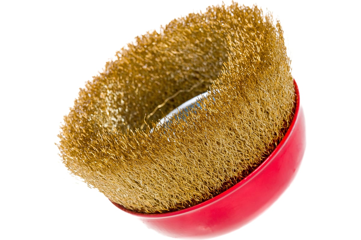 Щетка-диск д/УШМ 125мм М14 вит.сталь Matrix 74606