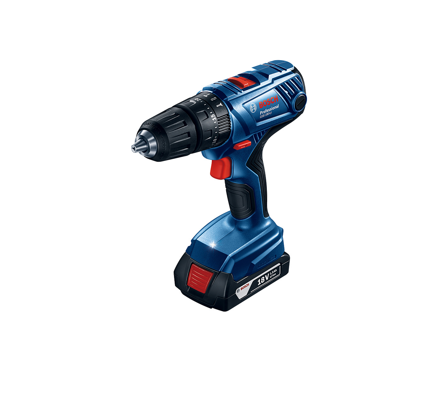 Акк.дрель GSB 180-Li 2Ач BOSCH 06019F8323/06019F8307