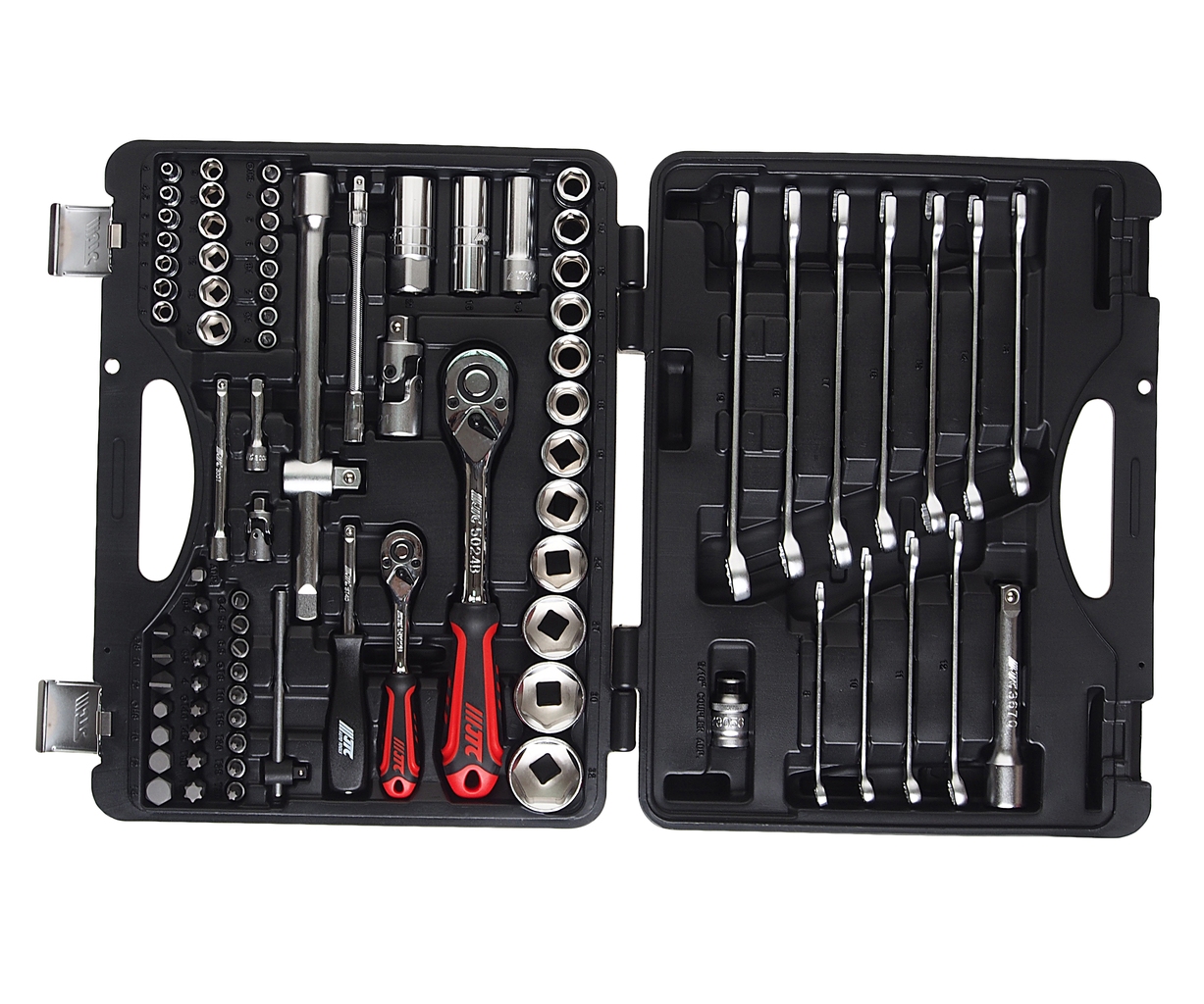 Набор инстр. 85пр 1/4"&1/2" д/поврежден. болтов и гаек JTC-S085C-B72