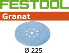 Мат.шлиф.Granat P120 STF D225/8 P120 GR/25 FESTOOL 499638