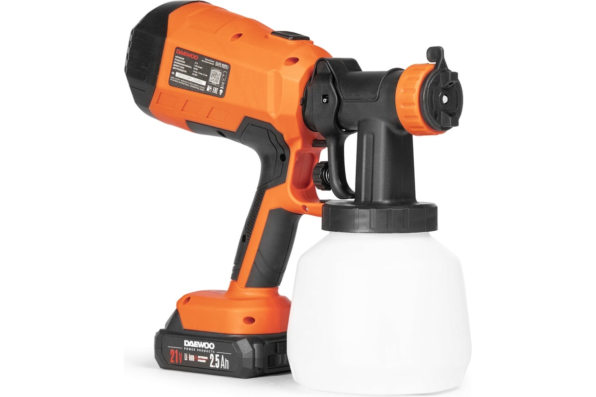 Краскопульт аккум. DAEWOO DAPS 1121Li SET 1акк. и з/у