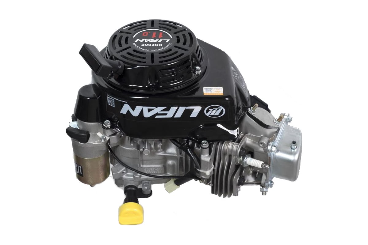 Двигатель бенз. GS200E 11 л.с 00-00000431 Lifan (руч. и эл. стартер) D20