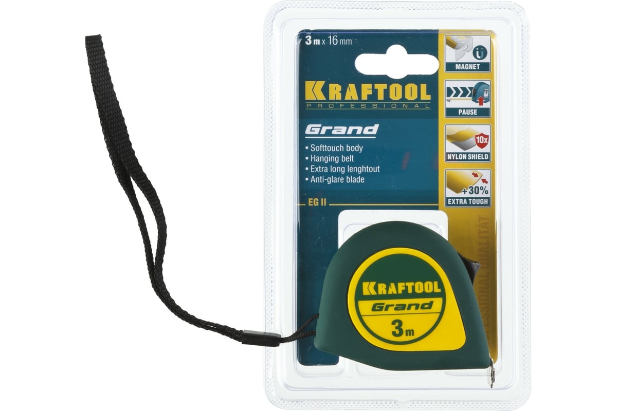 Рулетка  3м/16мм GRAND KRAFTOOL 34022-03-16