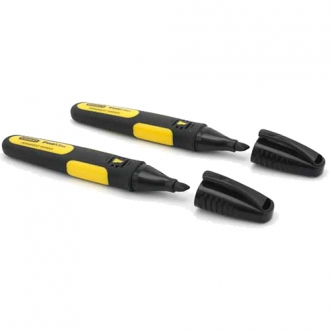 Маркеры STANLEY 2шт чёрн.кругл. 0-47-312 FatMax