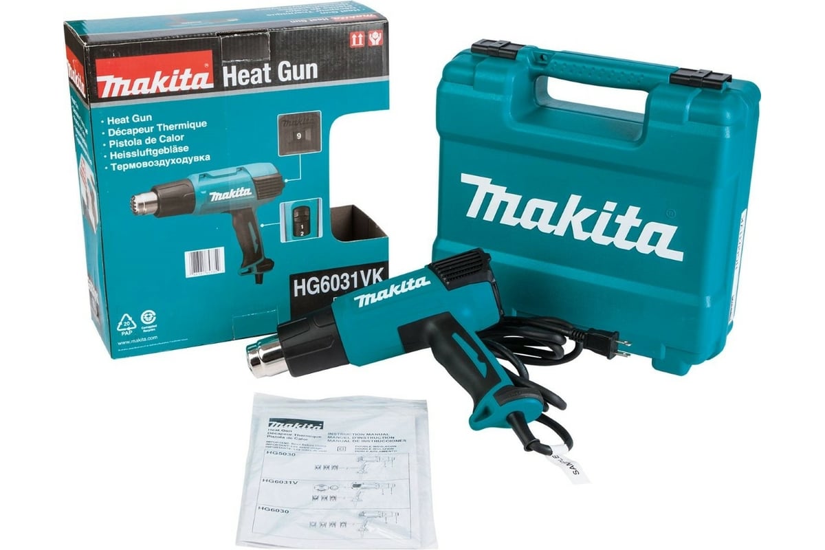Фен стр. HG6031VK Makita кейс