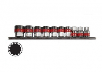 Набор торц.гол. 10пр 3/8" 12гран (9-19мм) Matrix 13595