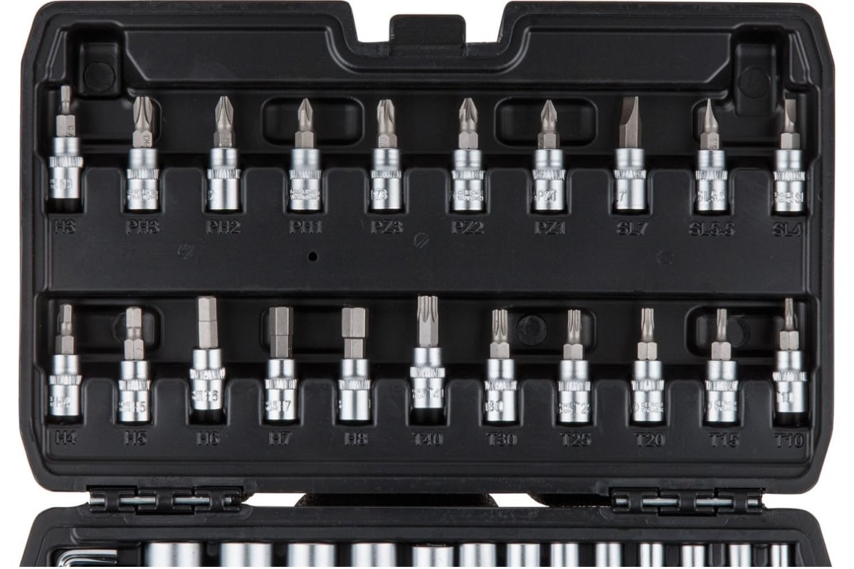 Набор гол. и бит 46пр. 1/4", PRO STARTUL STUTTGART (PRO-046S)