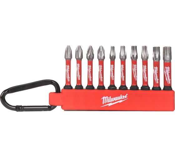 Набор бит Milwaukee 10 пр. SHOCKWAVE 4932480941
