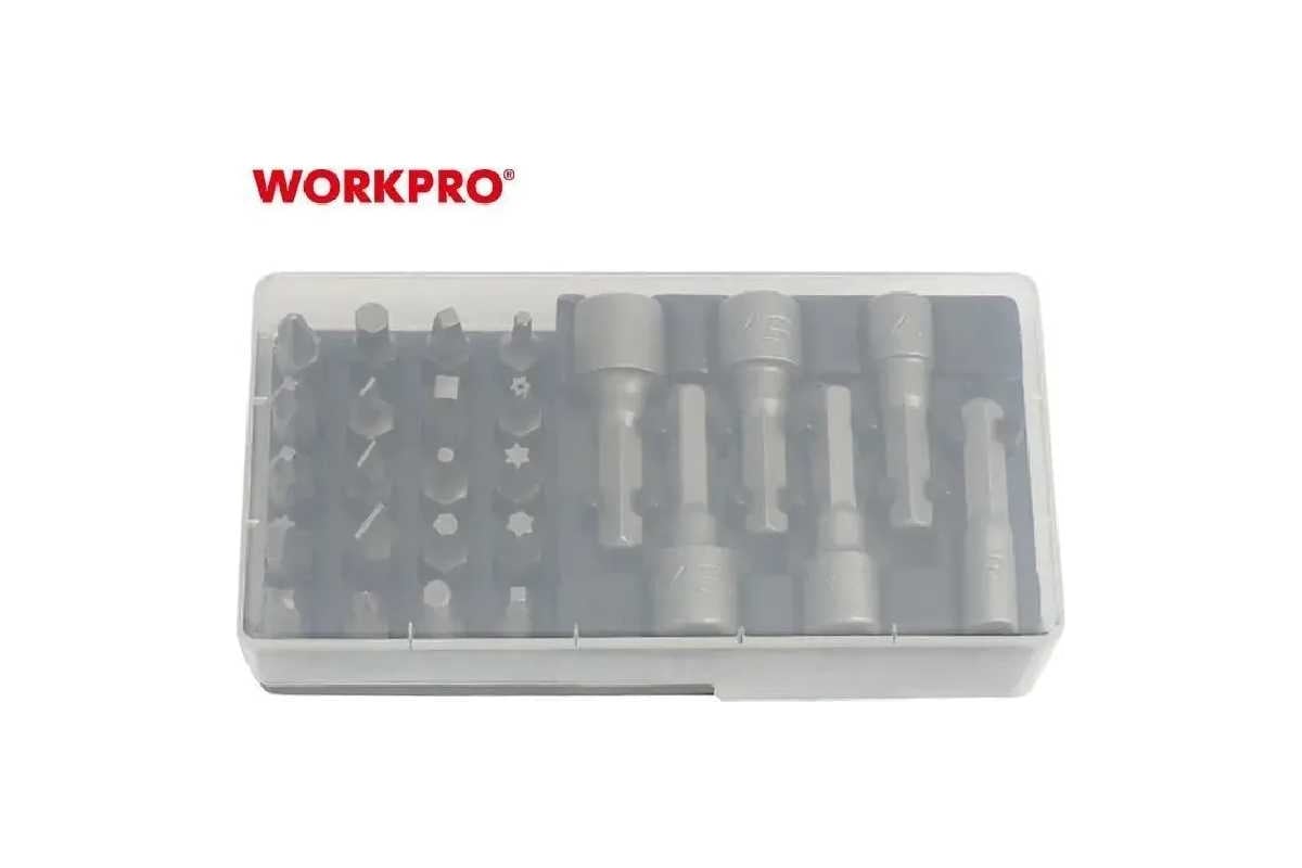 Отвертка 29-В-1 PRO с трещоткой 2X DRIVE Dual-Drive (29 насадок) Workpro WP221052