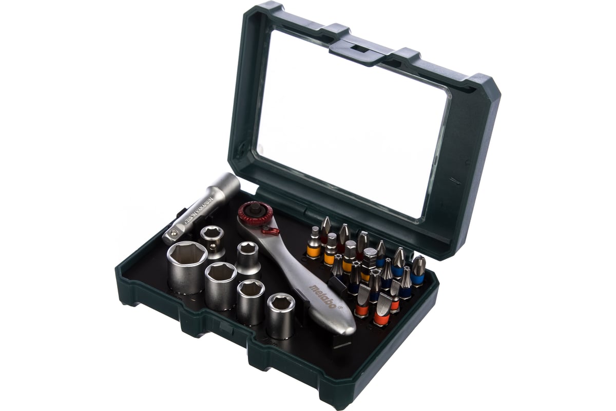 Набор бит и головок Metabo 26пр. 626701000