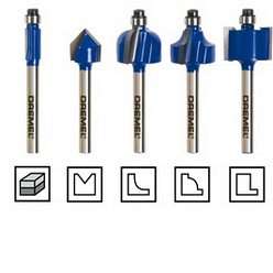 TR675 Набор фрез 5шт TRIO DREMEL 2615T675JA