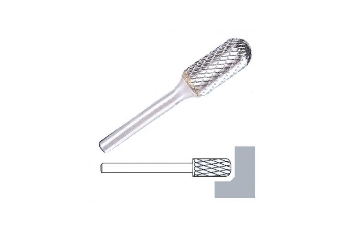 Шарошка тв.спл.сфероцилиндр. 8х19х6 KLINGSPOR (295713)