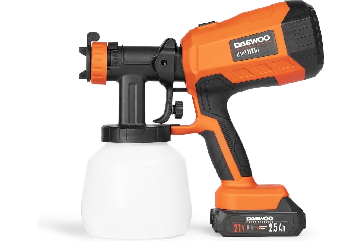 Краскопульт аккум. DAEWOO DAPS 1121Li SET 1акк. и з/у