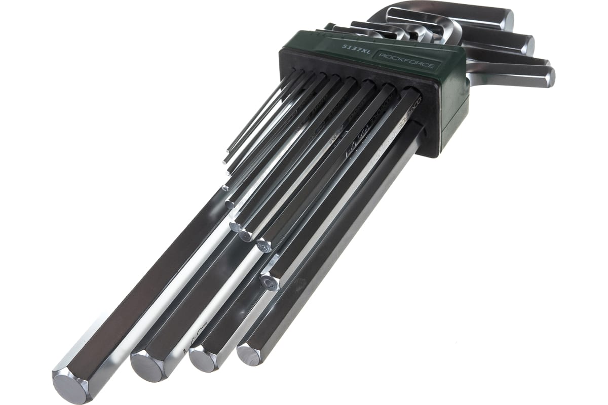Набор ключей Г-обр. 13пр. ROCKFORCE RF-5137XL
