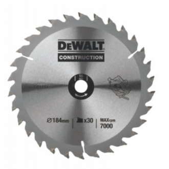 Диск/пил 184х16 30z дер. DT1151 DeWALT