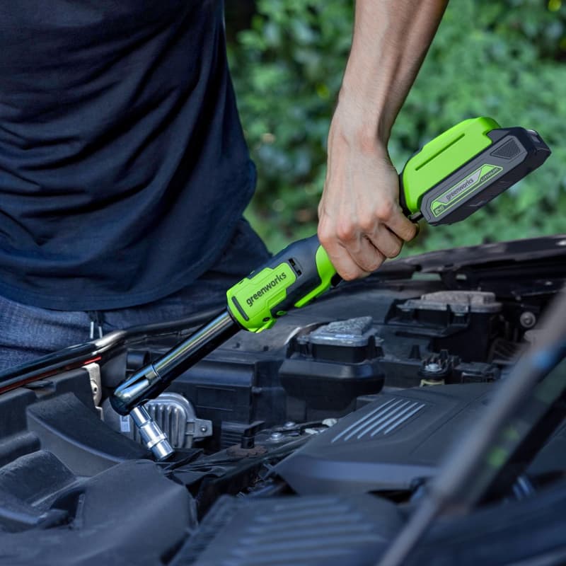 Трещетка акк. удл. GreenWorks GD24RWX 24V, бесщеточ., без акк. и з/у 3803907