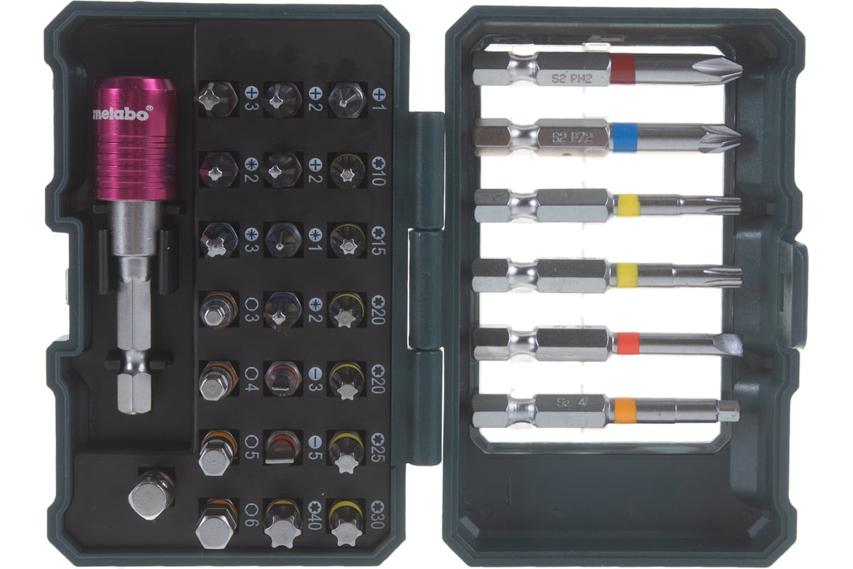 Набор бит Metabo 29пр. 626710000