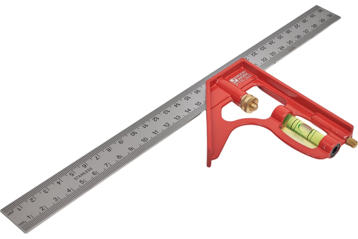Угольник размет. 300мм Woodwork PTR-300
