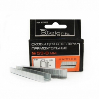 Скобы Stelgrit 6х0,7мм  655001