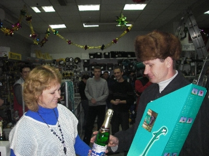 Вручение призов от компании Metabo