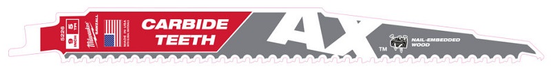 Пилка д/саб.пил TCT AX 230  Milwaukee  48005226