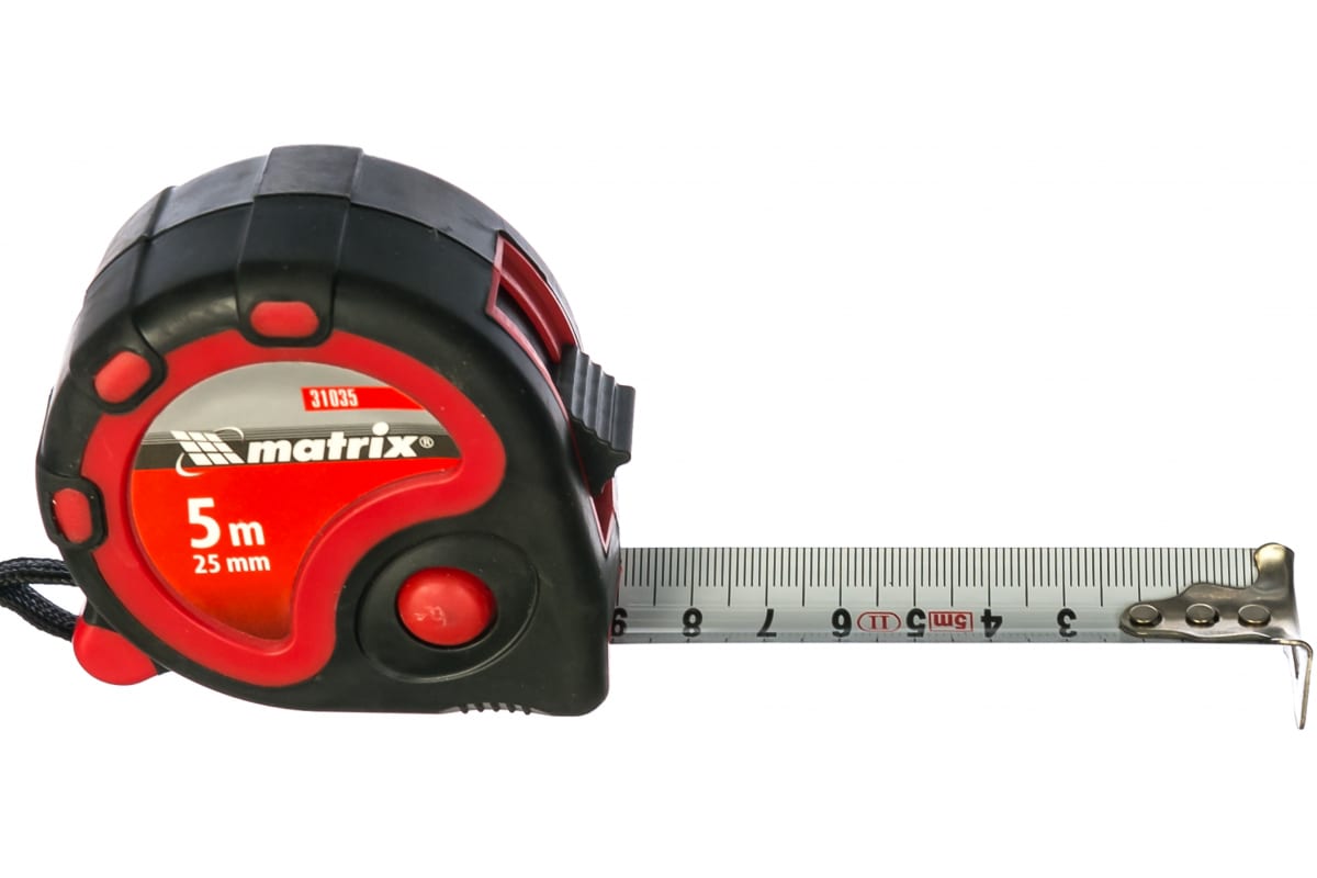 Рулетка  5м/25мм Status 3 fixations Matrix 31035