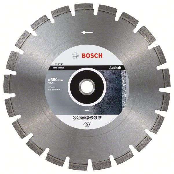 Алм.диск 350х25,4 Bf Asphalt BOSCH 2608603828