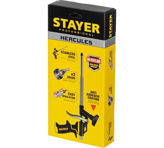 Пистолет Stayer Hercules тефлон. 06861 д/монтаж.пены