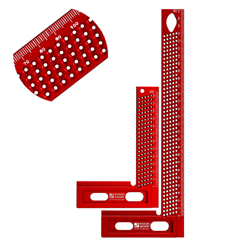 Угольник размет. 160мм Woodwork MGR-160