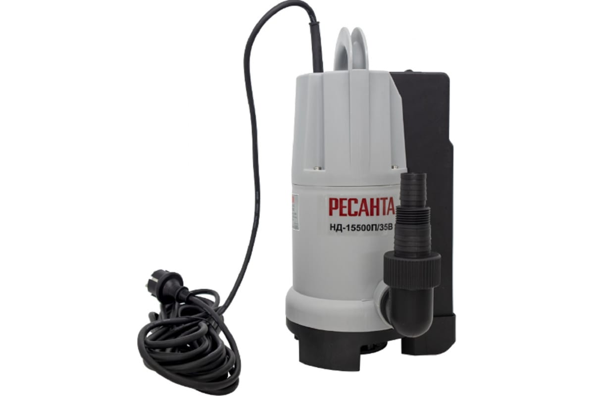 Насос дренаж. Ресанта НД-15500П/35В 77/2/4