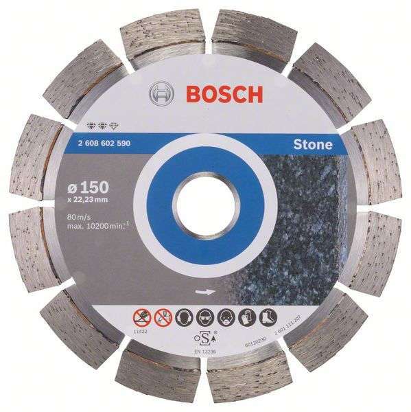 Алм.диск 150х22,2 Ef Stone BOSCH 2608602590