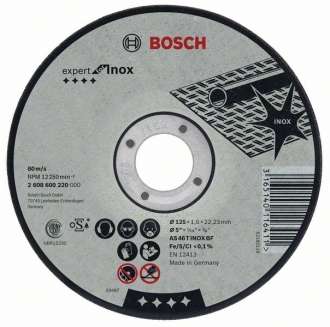 Круг отрез. нерж. 180х2х22,2 BOSCH 2608600095