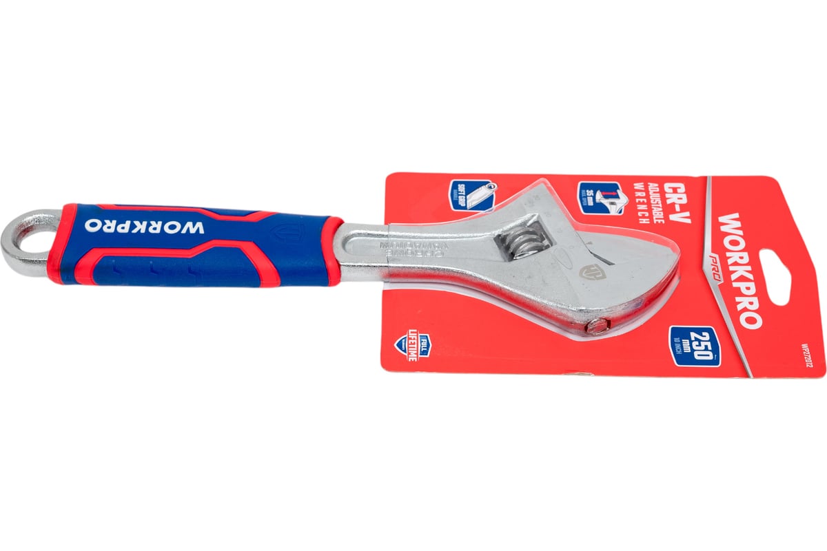 Ключ развод. 250мм 0-35мм PRO CR-V Workpro WP272012