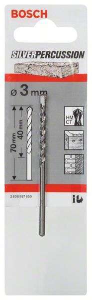 Сверло бет. 3х70 SILVER BOSCH 2608597655