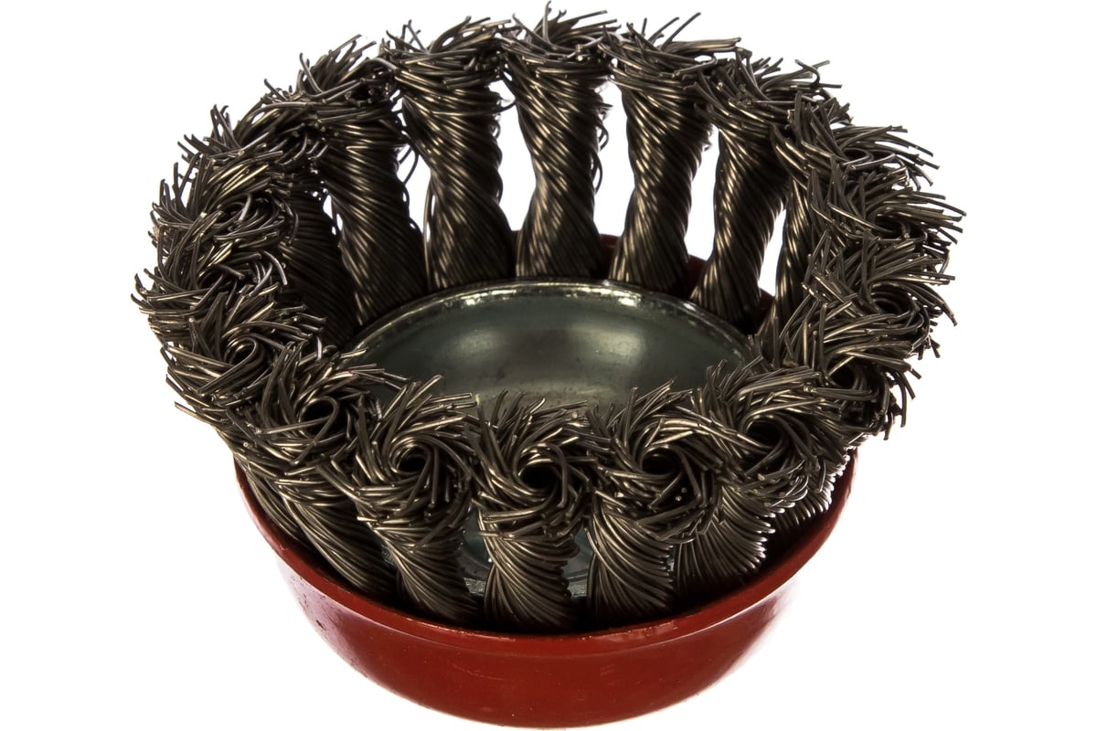 Щетка-чашка д/УШМ 75мм М14 №515 жгут. ПрофОснастка 20802003