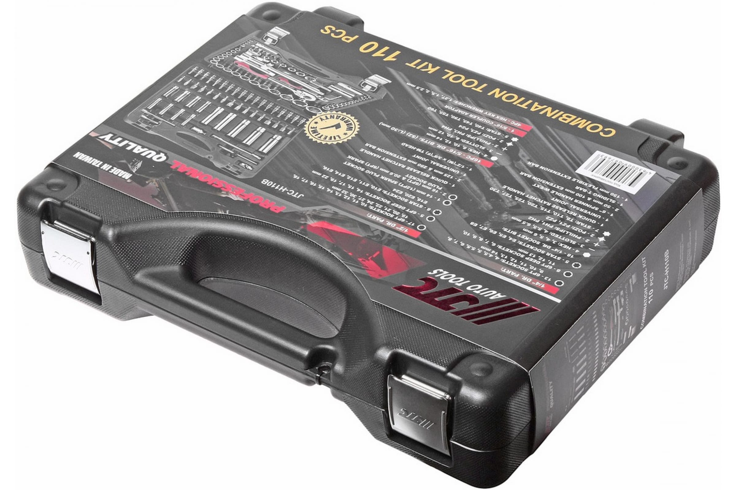 Набор торц.гол. 110пр 1/2",1/4" 6гран JTC-H110B-B72