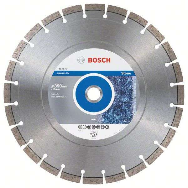 Алм.диск 350х25,4 Ef Stone BOSCH 2608603794