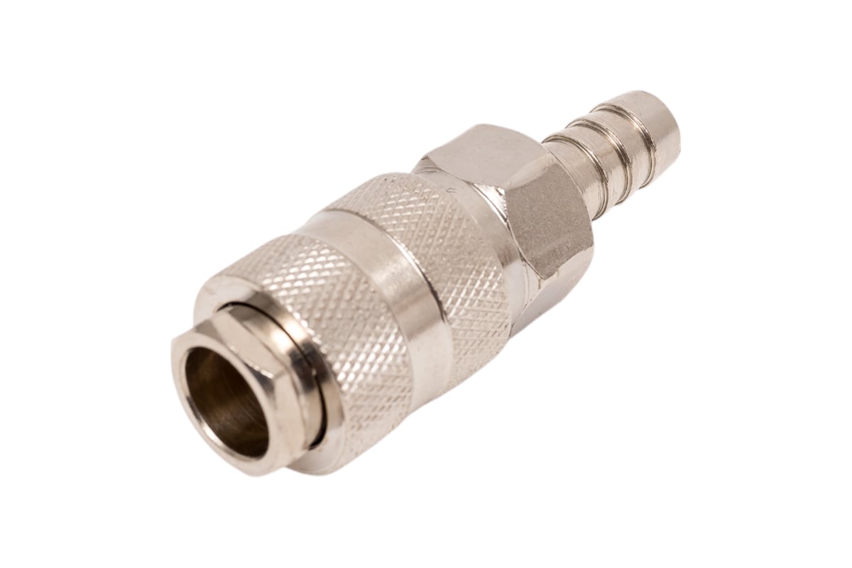 Набор муфта елочка+штуцер елочка 10мм+2кольца 120112 FUBAG