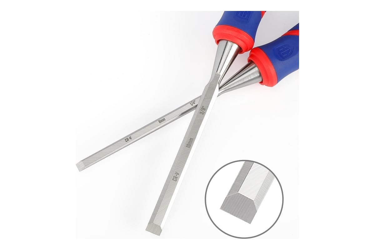 Стамеска-долото Workpro 6мм CR-V WP243004